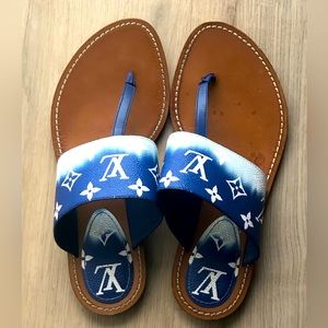 Louis Vuitton leather sandals